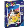 Image de Kit de peinture par chiffres - RAVENSBURGER - CREART SÉRIE D - Chiots - Intérieur - Éducatif