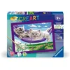 Image de CreArt Kids 18x24cm Chatons dans le hamac Kit de peinture par numéros Numéro dArt Dès 9 ans 25828 Ravensburger