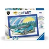 Image de CreArt Kids 18x24cm Lamborghini Kit de peinture par numéros Numéro dArt Dès 7 ans 25842 Ravensburger