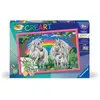 Image de Creart Kids 31x21cm Au Pays Des Licornes, Kit De Peinture Par Numéros Numéro D'art, Des 9 Ans, 25849,