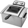 Image de Proficook Friteuse Double Profondeur 3000 W 5 L Argentée Pc-fr 1038