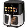 Image de Proficook Pc-fr 1286 H Friteuse Unique 6,5 L Autonome 1700 W Friteuse D’air Chaud Noir, Acier Inoxydable