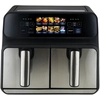Image de Proficook Pc-fr 1287 H Double 8 L Autonome 2200 W Friteuse D’air Chaud Noir, Acier Inoxydable