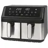 Image de Friteuse à air chaud air fryer double panier 9l inox proficook pc-fr1296h-inox