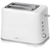 Image de Grille-pain automatique - CLATRONIC - TA 3554 - 2 tranches - Blanc - Argent