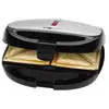 Image de Clatronic St/wa 3670 Gaufrier Et Appareil À Croque-monsieur 800 W Noir, Acier Inoxydable