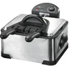 Image de Clatronic Fr 3195 Double 4 L 2000 W Noir, Acier Inoxydable