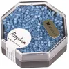 Image de Delica-rocailles 22mm transparent Rainbow dépoli boîte bleu azur 9g