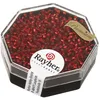 Image de Perle Miyuki Delica - Miyuki - 16 mm - Rouge - Garniture argent - Verre