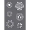Image de Pochoir 21 X 14,8 Cm - Mandala