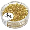 Image de Rocailles26 mm av. garniture dargent boîte 16 g or