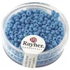 Image de Rocailles 26 mm ø opaques bleu clair boîte 17 g