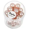 Image de Renaissance Perles en verre 10mm ø rose coquille boîte 35 pces