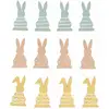 Image de Lapins Miniatures En Bois 4 X 2 Cm