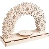 Image de Kit décor de Noël - RAYHER - Étoiles - Bois - 30 x 9 x 23 5 cm - Mécanisme rotatif