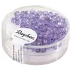 Image de Perle facettée en verre 3 mm ø lilas irisée boîte 100 pièces