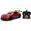 Image de Jada - Voiture Radio Commandée - Spiderman - Porsche 911 - Marvel - Fonctions de Pilotage et Turbo - Licence Officielle - Dès 6 ans