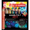 Image de Crayon de couleur Woody 3in1 Arty STABILO