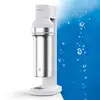 Image de Machine À Eau Pétillante Br Ita Sodatrio Blanc Cylindre Co2 425 G Bouteille Verre 1 L