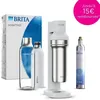 Image de Machine à soda BRITA - SodaTRIO Blanche - 1 Bouteille 1L et 1 Cylindre de CO2 inclus