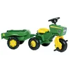 Image de Tricycle à pédales avec remorque RollyTrac John Deere - ROLLY TOYS - Vert - A partir de 3 ans