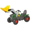 Image de Tracteur à pédales FENDT Vario 211 avec chargeur Rolly FarmTrac pour enfant de 3 ans et plus - Jaune et vert