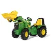 Image de Tracteur à pédales Rolly Toys X-Trac Premium John Deere 8400R - Vert - Pour enfants de 3 à 10 ans