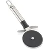 Image de Coupe pizza Leifheit ProLine 3128 roulette à pizza en acier inoxydable avec roue en nylon pour une coupe sans rayure poignée ovale