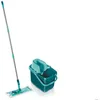 Image de Set de nettoyage sol Leifheit Combi M 55356 balai serpillère seau essoreur 12 L et housse micro duo balai lave sol 33 cm