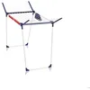 Image de Étendoir à linge Leifheit Pegasus 180 Solid Plus 81510 séchoir à linge pliable de 18m détendage tancarville 2 accessoires blanc