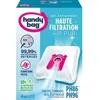 Image de Sacs aspirateurs Handy bag® PH86/PH96® - Philips Electrolux AEG Tornado - 4 sacs + 1 filtre sortie dair à découper