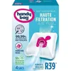 Image de Sacs aspirateurs - HANDY BAG - R39 - 4 sacs - Haute Filtration - Anti-allergène - Microfibres