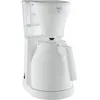 Image de Melitta Easy Therm II 1023-05 Blanc - Cafetière - Thermo-pot à commande à une main réservoir deau transparent