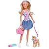 Image de Poupée Barbie et Fashion - SIMBA - Rose et Bleu - Pour Fille - Enfant