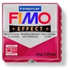 Image de Pâte polymère - Staedtler - Fimo Effect Rubis 28 - 56g - Durcissante au four 110°C - Rouge