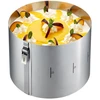 Image de Cercle à gâteaux extensible inox Rondo Clip, Gefu 15 cm - GEFU