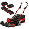 Image de Tondeuse À Gazon Sans Fil Tractée 36v Mulching Avec Bac Rigide 75l Largeur 47cm Ge-cm 36/47 S Hw Li