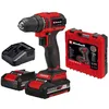 Image de Einhell Perceuse Visseuse sans fil TE-CD 18/40 Li BL Kit PXC (18V) Livré avec 2 Batteries 2 0Ah et un Chargeur