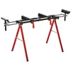 Image de Einhell Piètement stationnaire MSS 1608 pour scies à onglet (Charge max. 80kg supports extensibles avec roulettes)
