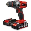 Image de Einhell Perceuse Visseuse sans fil TE-CD 18/2 Li (2x2 0 Ah) PXC (18V 44 Nm) Livré avec 2 Batteries 2 0Ah et un Chargeur