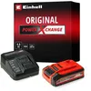 Image de Einhell Starter Kit 4 0 Ah PLUS PXC (1 batterie 18 V 4 Ah PLUS 1 chargeur 3 A temps de charge 75 min)