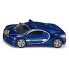 Image de Jouet Voiture de Police - SIKU - Bugatti Chiron - Métal/Plastique - Bleu - 1 pièce