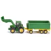 Image de Siku John Deere Avec Chargeur Frontal Et Remorque