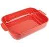 Image de Plat À Four Céramique 40x27cm Rouge