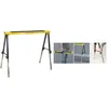 Image de Tréteau de travail pliable - Brennenstuhl MB 120 KH - Noir/jaune - Acier - 120 kg