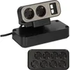 Image de Brennenstuhl Estilo bloc multiprise 8 prises sous table 2 emplacements Keystone interrupteur bipolaire câble 2 m