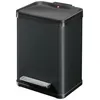 Image de Poubelle à pédale - HAILO - 0622-260 - 2x9 L - Noir - Fermeture soft close