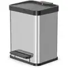 Image de Poubelle À Pédale Oko Uno Plus Taille M 17 L Acier Inox 0619-200 Hailo