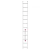 Image de Echelle simple 12 échelons 34m/43m en alu professionnelle Hailo ProfiStep Uno