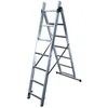 Image de Echelle transformable 2 plans 2x7 échelons 31m/4m en aluminium Hailo Hobby
